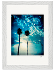 Bubbles and Sky Sticks Framed print 21x29.7 cm / 8x12" White frame 7