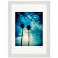 Bubbles and Sky Sticks Framed print 21x29.7 cm / 8x12" White frame 7