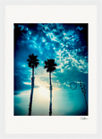 Bubbles and Sky Sticks Framed print 21x29.7 cm / 8x12" White frame 14