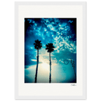 Bubbles and Sky Sticks Framed print 21x29.7 cm / 8x12" White frame 14