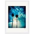 Bubbles and Sky Sticks Framed print 21x29.7 cm / 8x12" White frame 14