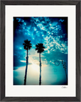 Bubbles and Sky Sticks Framed print 27x35 cm / 11x14″ Black frame 40