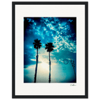Bubbles and Sky Sticks Framed print 27x35 cm / 11x14″ Black frame 52
