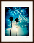 Bubbles and Sky Sticks Framed print 27x35 cm / 11x14″ Dark wood frame 39