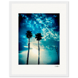 Bubbles and Sky Sticks Framed print 27x35 cm / 11x14″ White frame 19