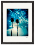 Bubbles and Sky Sticks Framed print 30x40 cm / 12x16″ Black frame 36
