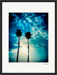 Bubbles and Sky Sticks Framed print 30x40 cm / 12x16″ Black frame 51