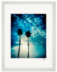 Bubbles and Sky Sticks Framed print 30x40 cm / 12x16″ White frame 15