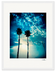 Bubbles and Sky Sticks Framed print 30x40 cm / 12x16″ White frame 7