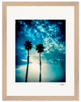 Bubbles and Sky Sticks Framed print 30x40 cm / 12x16″ Wood frame 25