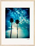 Bubbles and Sky Sticks Framed print 30x40 cm / 12x16″ Wood frame 33
