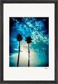 Bubbles and Sky Sticks Framed print 30x45 cm / 12x18″ Black frame 41