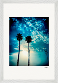 Bubbles and Sky Sticks Framed print 30x45 cm / 12x18″ White frame 16