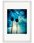 Bubbles and Sky Sticks Framed print 30x45 cm / 12x18″ White frame 16