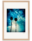 Bubbles and Sky Sticks Framed print 30x45 cm / 12x18″ Wood frame 30