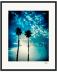 Bubbles and Sky Sticks Framed print 40x50 cm / 16x20″ Black frame 50