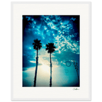 Bubbles and Sky Sticks Framed print 40x50 cm / 16x20″ White frame 15