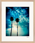Bubbles and Sky Sticks Framed print 40x50 cm / 16x20″ Wood frame 35