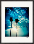 Bubbles and Sky Sticks Framed print 45x60 cm / 18x24″ Black frame 44