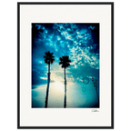 Bubbles and Sky Sticks Framed print 45x60 cm / 18x24″ Black frame 57