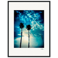 Bubbles and Sky Sticks Framed print 45x60 cm / 18x24″ Black frame 57