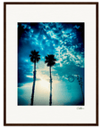 Bubbles and Sky Sticks Framed print 45x60 cm / 18x24″ Dark wood frame 40