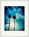 Bubbles and Sky Sticks Framed print 45x60 cm / 18x24″ White frame 18