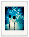 Bubbles and Sky Sticks Framed print 45x60 cm / 18x24″ White frame 18