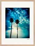 Bubbles and Sky Sticks Framed print 45x60 cm / 18x24″ Wood frame 32