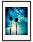 Bubbles and Sky Sticks Framed print 50x70 cm / 20x28″ Black frame 46