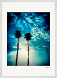 Bubbles and Sky Sticks Framed print 50x70 cm / 20x28″ White frame 13