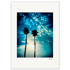 Bubbles and Sky Sticks Framed print 50x70 cm / 20x28″ White frame 10