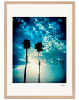 Bubbles and Sky Sticks Framed print 50x70 cm / 20x28″ Wood frame 31
