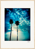Bubbles and Sky Sticks Framed print 50x70 cm / 20x28″ Wood frame 25