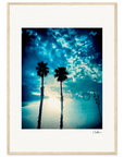 Bubbles and Sky Sticks Framed print 50x70 cm / 20x28″ Wood frame 25