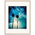 Bubbles and Sky Sticks Framed print 60x80 cm / 24x32″ Wood frame 21