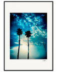 Bubbles and Sky Sticks Framed print 70x100 cm / 28x40″ Black frame 58