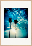 Bubbles and Sky Sticks Framed print 70x100 cm / 28x40″ Wood frame 28