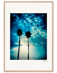 Bubbles and Sky Sticks Framed print 70x100 cm / 28x40″ Wood frame 28