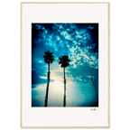 Bubbles and Sky Sticks Framed print 70x100 cm / 28x40″ Wood frame 21