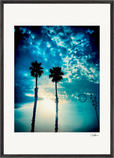 Bubbles and Sky Sticks Framed print A1 (59.4 x 84.1 cm) Black frame 50