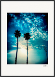 Bubbles and Sky Sticks Framed print A1 (59.4 x 84.1 cm) Black frame 55