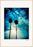 Bubbles and Sky Sticks Framed print A1 (59.4 x 84.1 cm) Wood frame 34