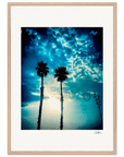 Bubbles and Sky Sticks Framed print A1 (59.4 x 84.1 cm) Wood frame 24