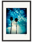 Bubbles and Sky Sticks Framed print A2 (42 x 59.4 cm) Black frame 47