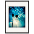 Bubbles and Sky Sticks Framed print A2 (42 x 59.4 cm) Black frame 47