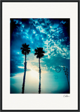 Bubbles and Sky Sticks Framed print A2 (42 x 59.4 cm) Black frame 54