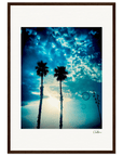 Bubbles and Sky Sticks Framed print A2 (42 x 59.4 cm) Dark wood frame 43