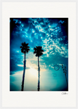 Bubbles and Sky Sticks Framed print A2 (42 x 59.4 cm) White frame 18