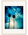 Bubbles and Sky Sticks Framed print A2 (42 x 59.4 cm) Wood frame 22